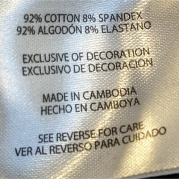 NWT Banana Republic Women's T- Shirt Relaxed Fit Cotton Black Dress, size XL - Picture 6 of 6